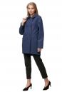 Женское пальто из текстиля с воротником 8012202
