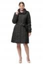 Женское пальто из текстиля с капюшоном 8012442
