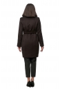 Женское пальто из текстиля с воротником, отделка песец 8012536-3