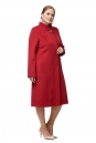 Женское пальто из текстиля с воротником 8012669