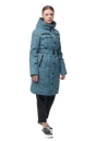Женское пальто из текстиля с капюшоном 8014413-2