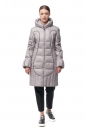 Женское пальто из текстиля с капюшоном 8014416