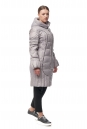 Женское пальто из текстиля с капюшоном 8014416-2