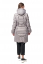 Женское пальто из текстиля с капюшоном 8014416-3