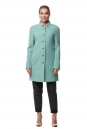 Женское пальто из текстиля с воротником 8019574