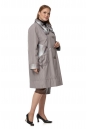 Женское пальто из текстиля с воротником 8019814