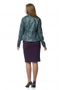 Женская кожаная куртка из эко-кожи с воротником 8021231-3