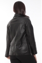 Женская кожаная куртка из натуральной кожи с воротником 8022150-3
