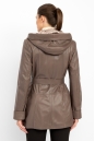 Женская кожаная куртка из натуральной кожи с капюшоном 8022273-3