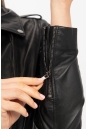 Женская кожаная куртка из натуральной кожи с воротником 8022277-5