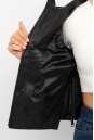 Женская кожаная куртка из натуральной кожи с капюшоном 8022279-6