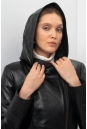 Женская кожаная куртка из натуральной кожи с капюшоном 8022280-5