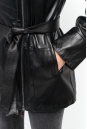Женская кожаная куртка из натуральной кожи с капюшоном 8022280-6