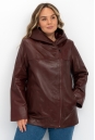 Женская кожаная куртка из натуральной кожи с капюшоном 8022294-3