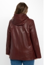 Женская кожаная куртка из натуральной кожи с капюшоном 8022294-4