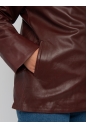 Женская кожаная куртка из натуральной кожи с капюшоном 8022294-7