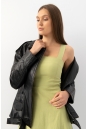Женская кожаная куртка из натуральной кожи с воротником 8022296-7