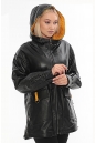 Женская кожаная куртка из натуральной кожи с капюшоном 8022434-2