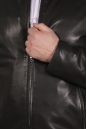 Мужская кожаная куртка из натуральной кожи на меху с воротником 8022681-2