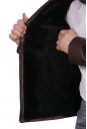 Мужская кожаная куртка из натуральной кожи на меху с воротником 8022689-5