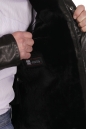 Мужская кожаная куртка из натуральной кожи на меху с капюшоном 8022690-9