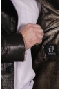 Мужская кожаная куртка из натуральной кожи на меху с воротником, отделка норка 8022758-7