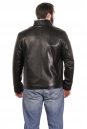 Мужская кожаная куртка из натуральной кожи на меху с воротником 8022837-11