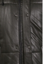 Мужская кожаная куртка из натуральной кожи на меху с капюшоном, отделка енот 8022843-2
