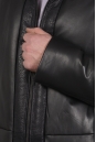 Мужская кожаная куртка из натуральной кожи на меху с воротником 8022848-13
