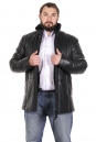 Мужская кожаная куртка из натуральной кожи на меху с воротником 8022848-7