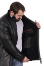 Мужская кожаная куртка из натуральной кожи на меху с воротником 8022848-9