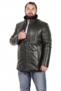 Мужская кожаная куртка из натуральной кожи на меху с воротником 8022850-9