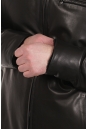 Мужская кожаная куртка из натуральной кожи на меху с воротником 8022942-2