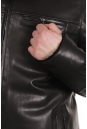 Мужская кожаная куртка из натуральной кожи на меху с воротником 8022942-11