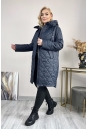 Женское пальто из текстиля с капюшоном 8024046-4