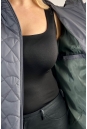 Женское пальто из текстиля с капюшоном 8024047-6