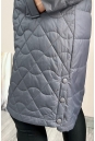 Женское пальто из текстиля с капюшоном 8024047-7