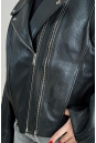 Женская кожаная куртка из натуральной кожи с воротником 8024136-6