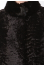 Шуба из астрагана с воротником, отделка норка 1400108-5