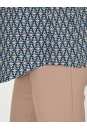 Блузка женская из текстиля 6900031-7