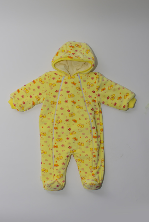 Комбинезон желтый из текстиля для малышей  1000740