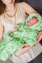 Комбинезон зеленый из текстиля для малышей  1000745-2