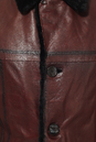 Мужская кожаная куртка из натуральной кожи на меху с воротником 0700506-2