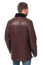 Мужская кожаная куртка из натуральной кожи на меху с воротником 0700506-3