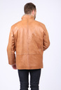 Мужская кожаная куртка из натуральной кожи на меху с воротником 0700598-4