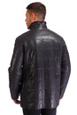 Мужская кожаная куртка из натуральной кожи на меху с воротником 0700603-5