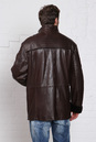 Мужская кожаная куртка из натуральной кожи на меху с воротником 0700732-2