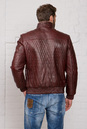 Мужская кожаная куртка из натуральной кожи на меху с воротником 3600017-3