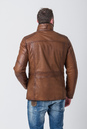 Мужская кожаная куртка из натуральной кожи на меху с воротником 3600024-4
