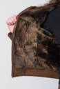 Мужская кожаная куртка из натуральной кожи на меху с капюшоном, отделка енот 3600026-2